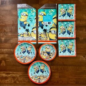 Minions party pack! All new, still sealed!
